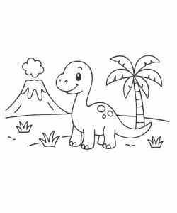 Ausmalbild-Dinosaurier_010