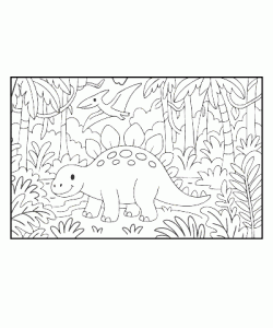 Ausmalbild-Dinosaurier_012