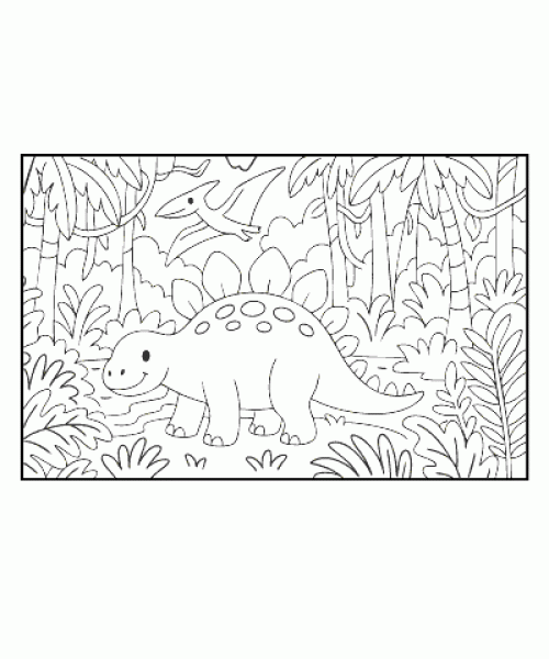 Ausmalbild-Dinosaurier_012