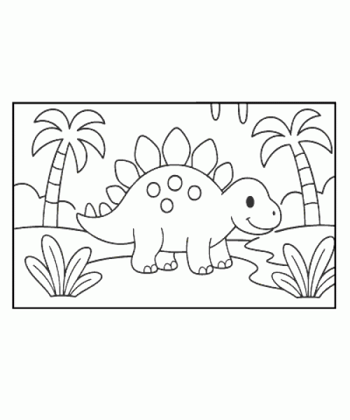 Ausmalbild-Dinosaurier_013