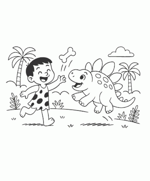 Ausmalbild-Dinosaurier_024