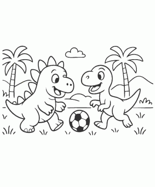 Ausmalbild-Dinosaurier_025