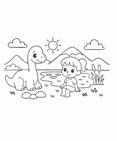 Ausmalbild-Dinosaurier_028