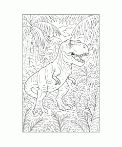 Ausmalbild-Dinosaurier_040