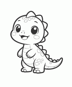 Ausmalbild Dinosaurier 043