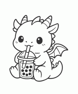 Ausmalbild-Drachen-016