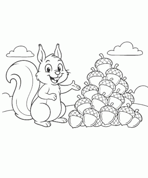 Ausmalbild-Eichhoernchen_003