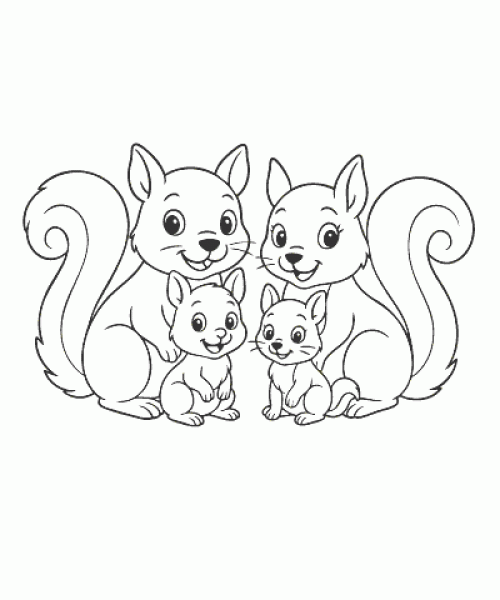 Ausmalbild-Eichhoernchen_004