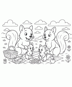 Ausmalbild-Eichhoernchen_007