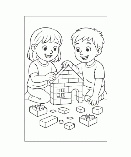 Ausmalbild-Familie_005