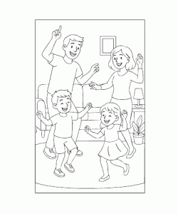 Ausmalbild-Familie_007