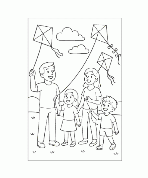 Ausmalbild-Familie_012