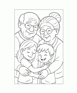 Ausmalbild-Familie_014