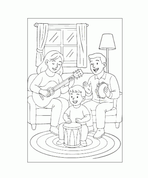 Ausmalbild-Familie_017