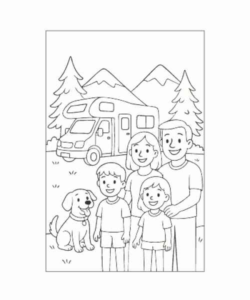 Ausmalbild-Familie_019