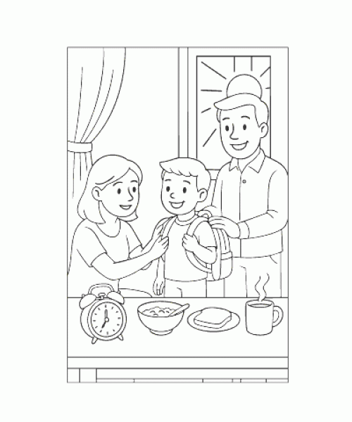 Ausmalbild-Familie_021