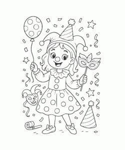 Ausmalbild-Fasching_001