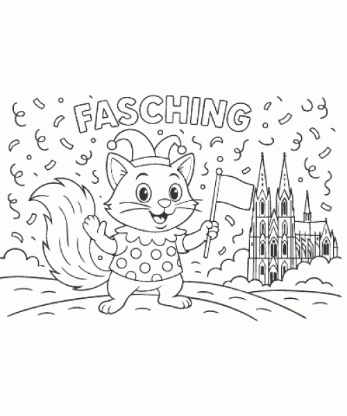 Ausmalbild-Fasching_005