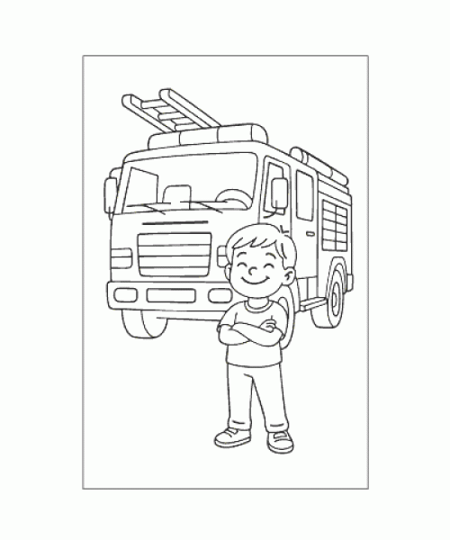 Ausmalbild-Feuerwehr_003