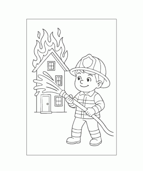 Ausmalbild-Feuerwehr_005