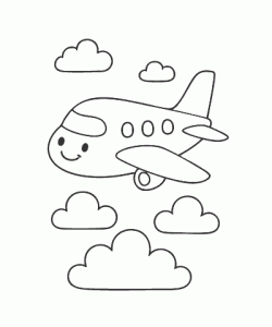 Ausmalbild-Flugzeug_003