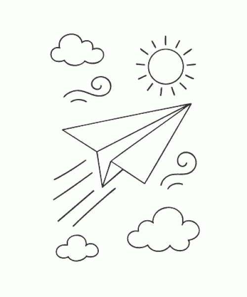 Ausmalbild-Flugzeug_005