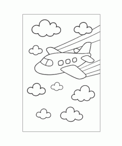 Ausmalbild-Flugzeug_007
