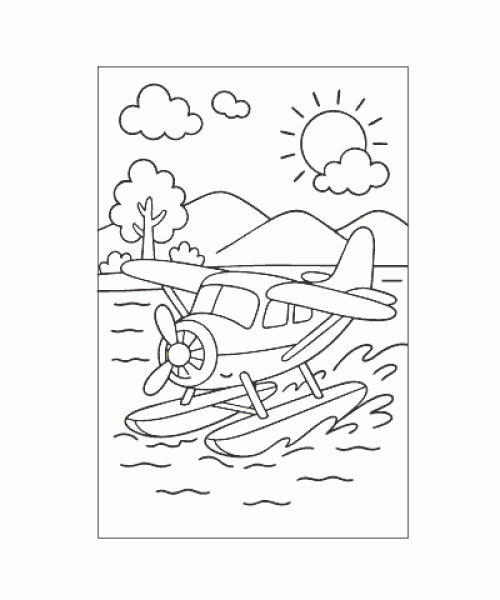 Ausmalbild-Flugzeug_010
