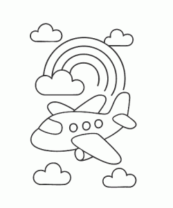 Ausmalbild-Flugzeug_017