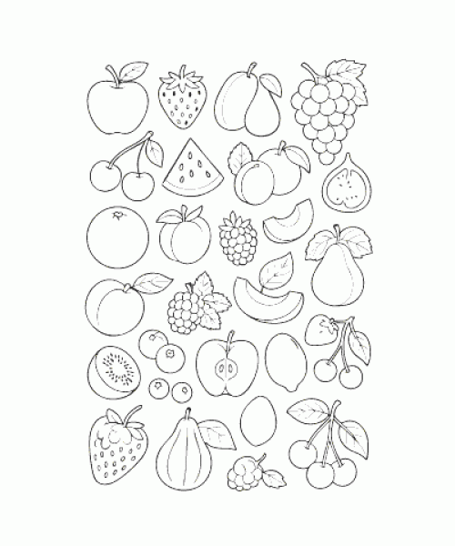 Ausmalbild-Fruechte_005