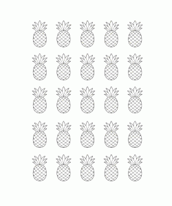 Ausmalbild-Fruechte_006_Ananas