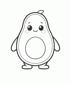 Ausmalbild Früchte 024