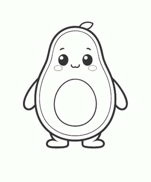 Ausmalbild Früchte 024