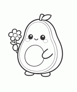 Ausmalbild Früchte 025