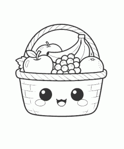 Ausmalbild Früchte 027