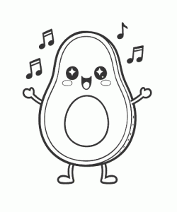 Ausmalbild Früchte 028