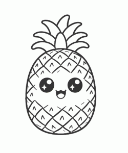 Ausmalbild Früchte 029