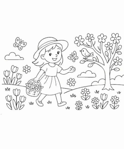 Ausmalbild-Fruehling_002