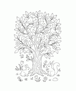 Ausmalbild Fruehling 022