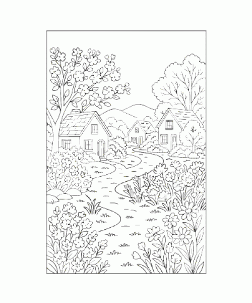 Ausmalbild Fruehling 026