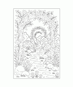 Ausmalbild Fruehling 029