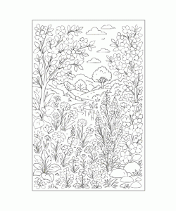 Ausmalbild Fruehling 030