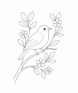 Ausmalbild Fruehling 035