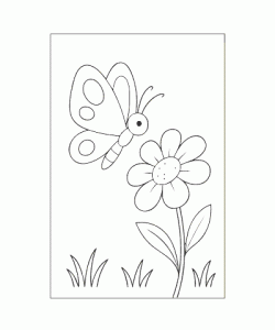 Ausmalbild Fruehling 038