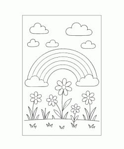 Ausmalbild Fruehling 039