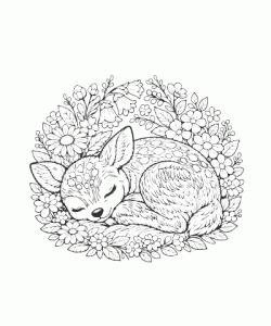 Ausmalbild Fruehling 048