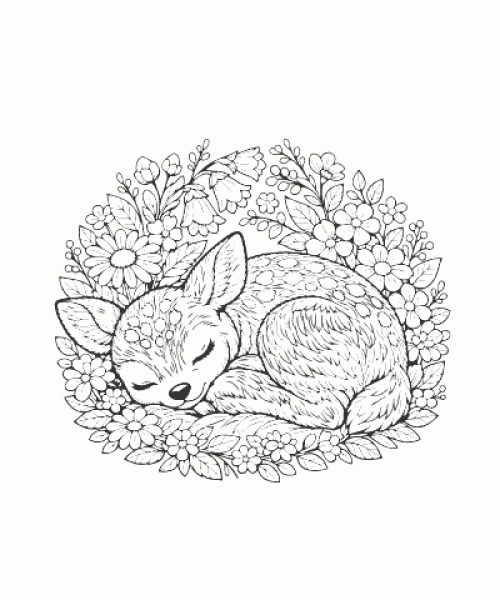 Ausmalbild Fruehling 048