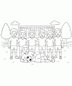 Ausmalbild-Fussball-006