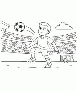 Ausmalbild-Fussball-009