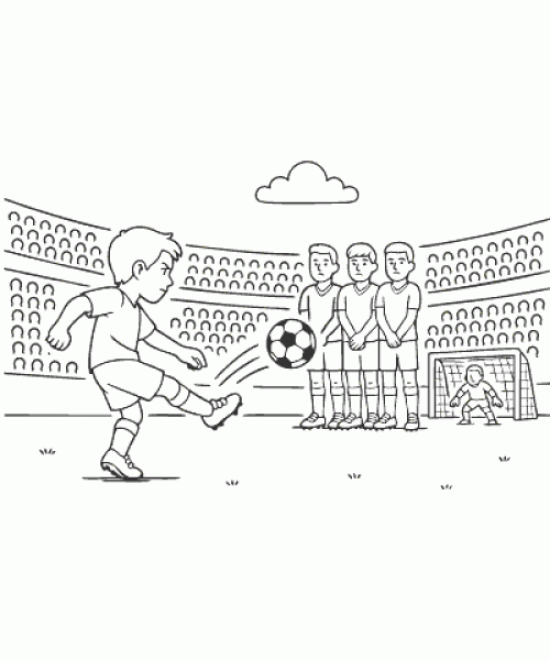 Ausmalbild-Fussball-011